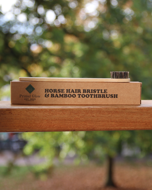 Horse Hair Bristle & Bamboo Toothbrush