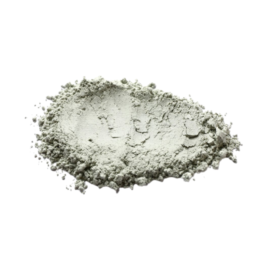 Bentonietklei als natuurlijk mineraal ingrediënt voor huidverzorging.
