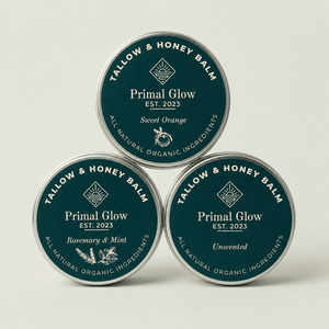Primal Glow Tallow & Honing Hydraterende Balsem (30 ml) 3 stuks